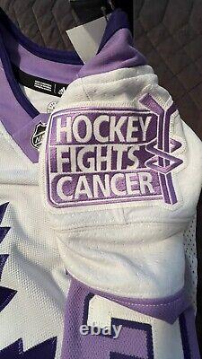 Auston Matthews Adidas Authentic Hockey Fights Cancer Stitched Jersey Leafs NWT