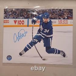 Auston Matthews Auto Autograph 8x10 Hand Signed Photo COA Maple Leafs Star