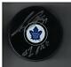 Auston Matthews Autograph Toronto Maple Leafs Hockey Puck Signed #1 Pick Jsa