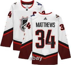Auston Matthews Autographed 2022 NHL All-Star Game White Adidas Authentic Jersey