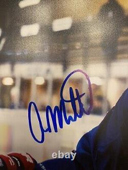 Auston Matthews Autographed 8x10 Photo Team USA Toronto Maple Leafs JSA