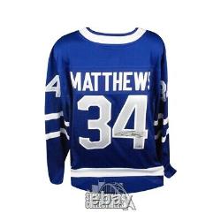Auston Matthews Autographed Maple Leafs Fanatics Hockey Jersey Fanatics (with A)