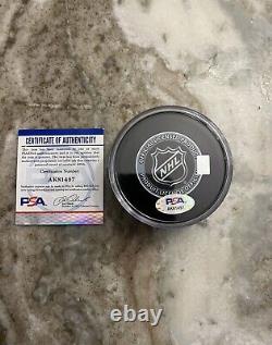 Auston Matthews Autographed Signed All star Puck Auto Leafs Hockey PSA COA