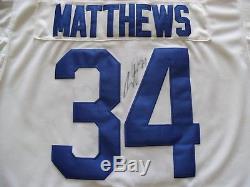 Auston Matthews Autographed Signed Toronto Maple Leafs Jersey JSA Certified COA