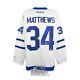 Auston Matthews Autographed Toronto Maple Leafs White Jersey Fanatics Coa