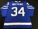 Auston Matthews Hand Signed Autographed Toronto Maple Leafs Custom Xl Jersey Coa