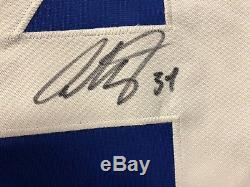 Auston Matthews Hand Signed Autographed Toronto Maple Leafs Custom XL Jersey Coa