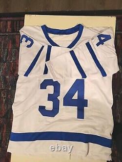 Auston Matthews Hand Signed/Autographed Toronto Maple Leafs Hockey Jersey COA#34