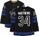 Auston Matthews Maple Leafs Alternate Authentic Jersey Withgo Leafs Go Insc