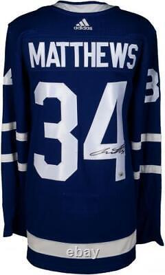 Auston Matthews Maple Leafs Autographed Blue Adidas Authentic Jersey Fanatics