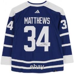 Auston Matthews Maple Leafs Signed 2022-23 Reverse Retro Authentic Jersey