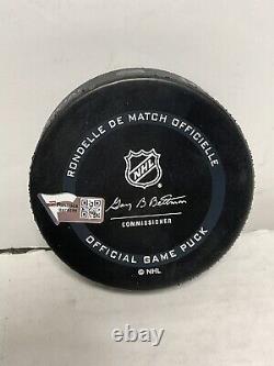 Auston Matthews Maple Leafs Signed Hockey Puck withTall Hockey Puck Case Fanatics