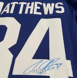 Auston Matthews Signed Adidas Jersey Toronto Maple Leafs! Size 52