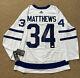Auston Matthews Signed Authentic Adidas Jersey Psa/dna Coa Toronto Maple Leafs