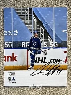Auston Matthews Signed Autographed 8x10 Photo Fanatics COA Toronto Maple Leafs