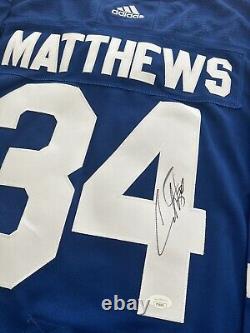 Auston Matthews Signed Autographed Toronto Maple Leafs Jersey JSA LOA
