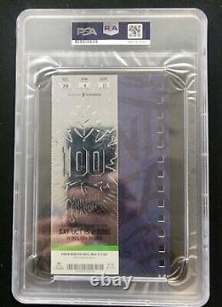 Auston Matthews Signed Rare Maple Leafs 100 Centennial Season Ticket Psa Slabbed