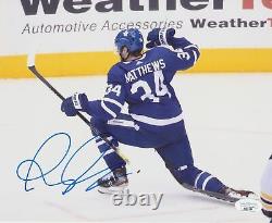 Auston Matthews Signed Toronto Maple Leafs 8x10 Photo Jsa