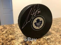 Auston Matthews Signed Toronto Maple Leafs Hockey Puck Fanatics Authentic