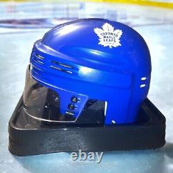 Auston Matthews Signed Toronto Maple Leafs Mini Helmet 2017 Calder WithCOA