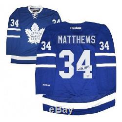 Auston Matthews Signed Toronto Maple Leafs Reebok Premier Home Jersey NHL Hockey