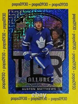 Auston Matthews, Toronto Maple Leafs, 2021, Allure, Blue Line, #69, Ltd. 16/35