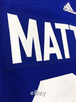 Auston Matthews Toronto Maple Leafs Adidas Home Jersey Authentic Pro 100th Patch