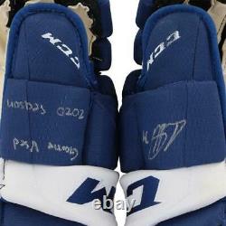 Auston Matthews Toronto Maple Leafs Autographed Game-Used Blue CCM Item#11412506