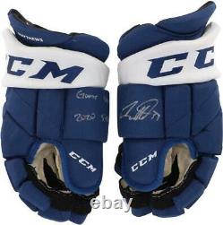 Auston Matthews Toronto Maple Leafs Autographed Game-Used Blue CCM Item#11412508