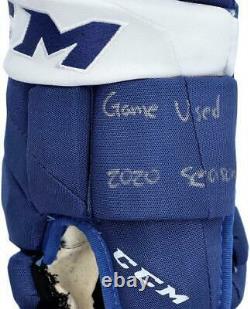 Auston Matthews Toronto Maple Leafs Autographed Game-Used Blue CCM Item#11412509