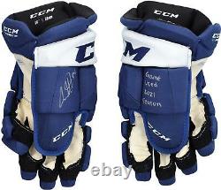 Auston Matthews Toronto Maple Leafs Autographed Game-Used Blue CCM Item#11506634