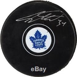 Auston Matthews Toronto Maple Leafs Autographed Hockey Puck
