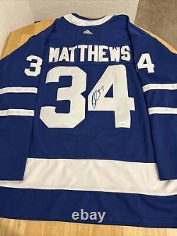 Auston Matthews Toronto Maple Leafs Autographed Jersey JSA Certified