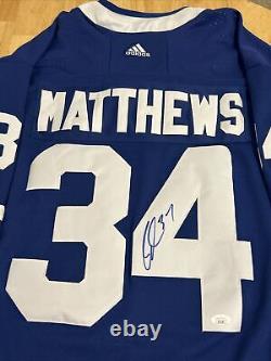 Auston Matthews Toronto Maple Leafs Autographed Jersey JSA Certified