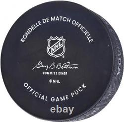 Auston Matthews Toronto Maple Leafs Autographed Official Game Puck