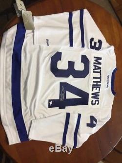 Auston Matthews Toronto Maple Leafs Autographed Reebok Jersey