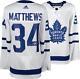 Auston Matthews Toronto Maple Leafs Autographed White Adidas Authentic Jersey