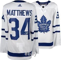 Auston Matthews Toronto Maple Leafs Autographed White Adidas Authentic Jersey