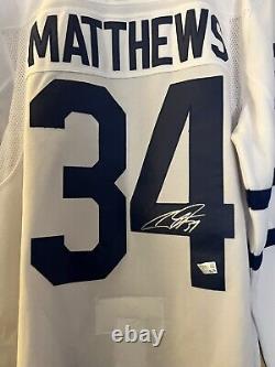 Auston Matthews Toronto Maple Leafs Autographed White Adidas Authentic Jersey