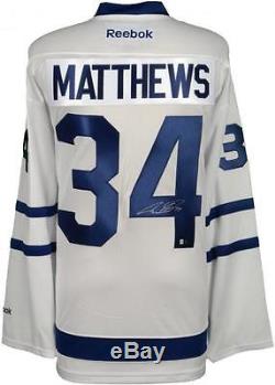 Auston Matthews Toronto Maple Leafs Autographed White Reebok Premier Jersey