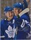 Auston Matthews Toronto Maple Leafs Signed 11 X 14 Goal Celebration Photo