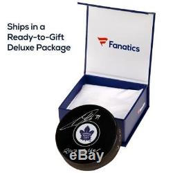 Auston Matthews Toronto Maple Leafs Signed 2017 All-Star Official Game Puck