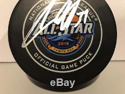 Auston Matthews Toronto Maple Leafs Signed 2018 NHL All-Star Game Puck Fanatics