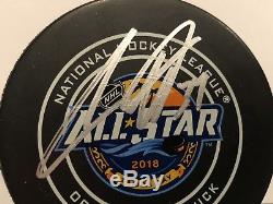Auston Matthews Toronto Maple Leafs Signed 2018 NHL All-Star Game Puck Fanatics