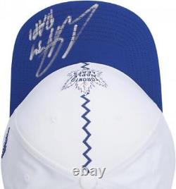 Auston Matthews Toronto Maple Leafs Signed 2022-23 Reverse Retro Cap withPapi Insc