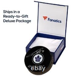 Auston Matthews Toronto Maple Leafs Signed 2022-23 Reverse Retro Hockey Puck