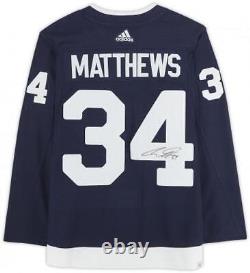 Auston Matthews Toronto Maple Leafs Signed 2022 Heritage Classic Jersey