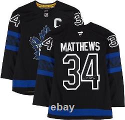 Auston Matthews Toronto Maple Leafs Signed Alternate Fanatics Premium Jersey