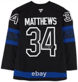 Auston Matthews Toronto Maple Leafs Signed Alternate Fanatics Premium Jersey