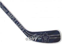 Auston Matthews Toronto Maple Leafs Signed Reverse Retro Mini Wood Hockey Stick